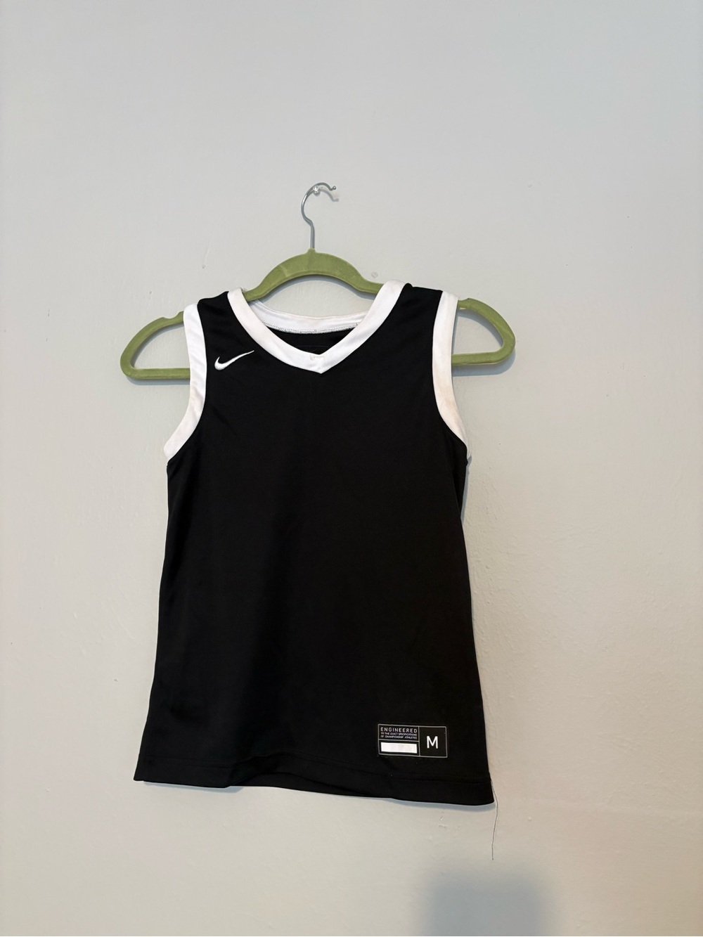 Nike Black Jersey with White Trim